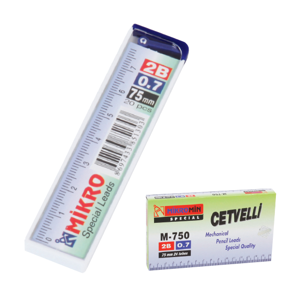 Mikro Cetvelli Kalem Ucu 0.7 mm 75 mm