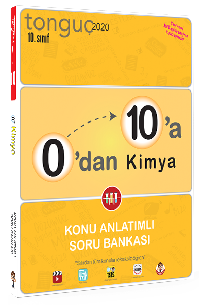 Tonguç 0'dan 10'a Kimya Konu Anlatımlı Soru Bankası