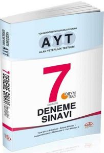 Editör Yayınları AYT 7 Deneme Sınavı