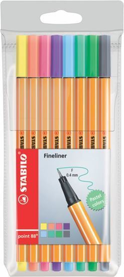 Stabilo 88 Point Gliss Keçe Uçlu Kalem Pastel 8'li