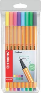 Stabilo 88 Point Gliss Keçe Uçlu Kalem Pastel 8'li