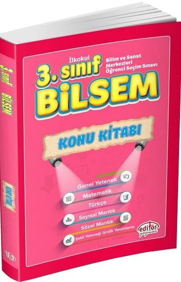 Editör Yayınları 3. Sınıf Bilsem Konu Kitabı