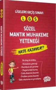 Editör Yayınları LGS Sözel Mantık Muhakeme Yeteneği Nasıl Kazanılır