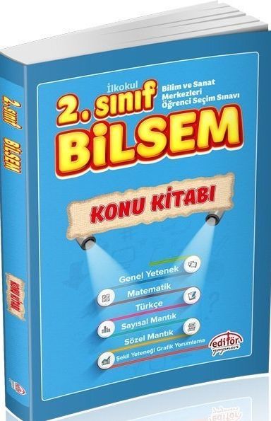 Editör Yayınları 2. Sınıf Bilsem Konu Kitabı