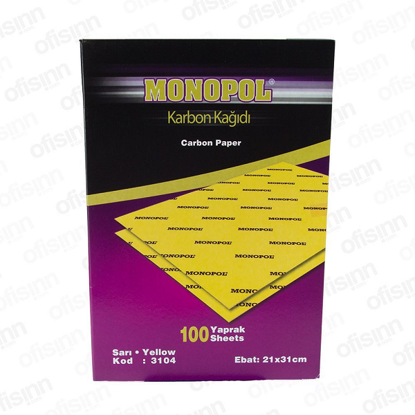 Monopol Karbon Kağıdı A4 Sarı