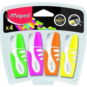 Maped Mini Fosforlu Kalem Seti 4'lü