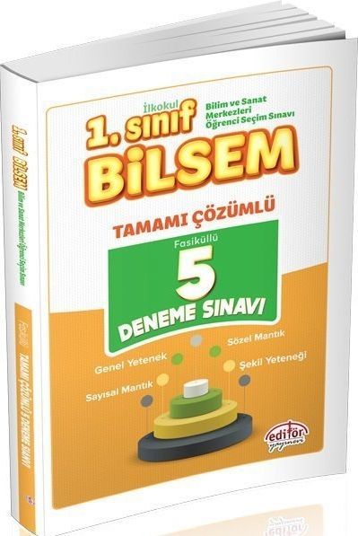 Editör Yayınları 1. Sınıf Bilsem Tamamı Çözümlü 5 Deneme Sınavı