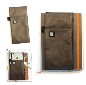 Minbag Çok Amaçlı Defter ve Ajanda Çantası Kahverengi