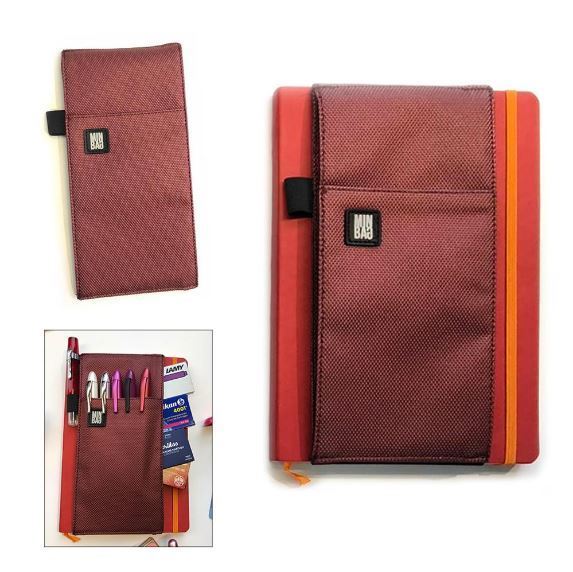 Minbag Çok Amaçlı Defter ve Ajanda Çantası Bordo