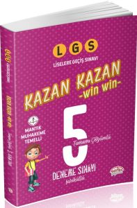 Editör Yayınları 8. Sınıf LGS Kazan Kazan 5 Fasiküllü Deneme Sınavı