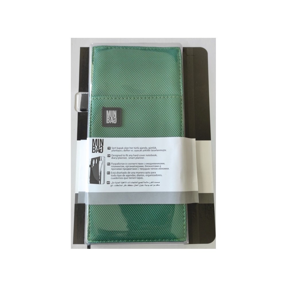 Minbag Çok Amaçlı Defter ve Ajanda Çantası Yeşil