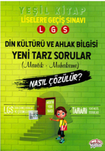 Editör Yayınları 8.SINIF LGS DİN MANTIK MUHAKEME SORU (YEŞİL)