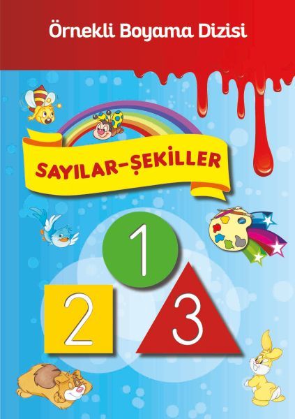 Parıltı Yayınları Örnekli Boyama Sayılar Şekiller