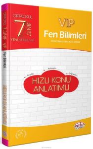 Editör 7. Sınıf VIP Fen Bilimleri Hızlı Konu Anlatımlı Yeni