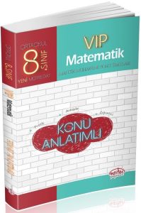 Editör Yayınları 8. Sınıf Vip Matematik Konu Anlatımlı