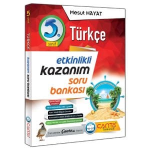 Çanta Yayınları 5.Sınıf Etkinlikli Kazanım Türkçe Soru Bankası