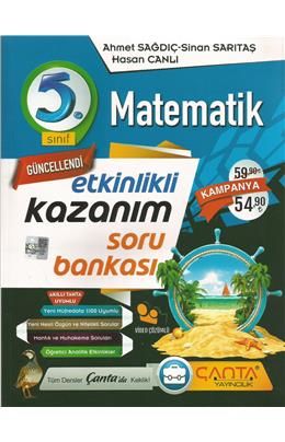 Çanta Yayınları 5.Sınıf Etkinlikli Kazanım Matematik Soru Bankası