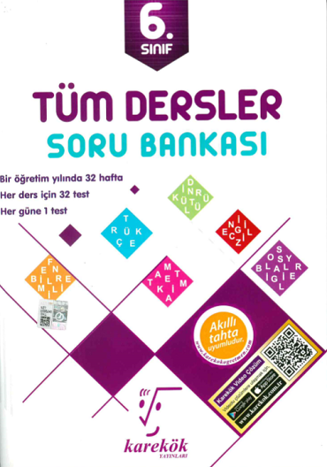 Karekök Yayınları 6. Sınıf Tüm Dersler Soru Bankası