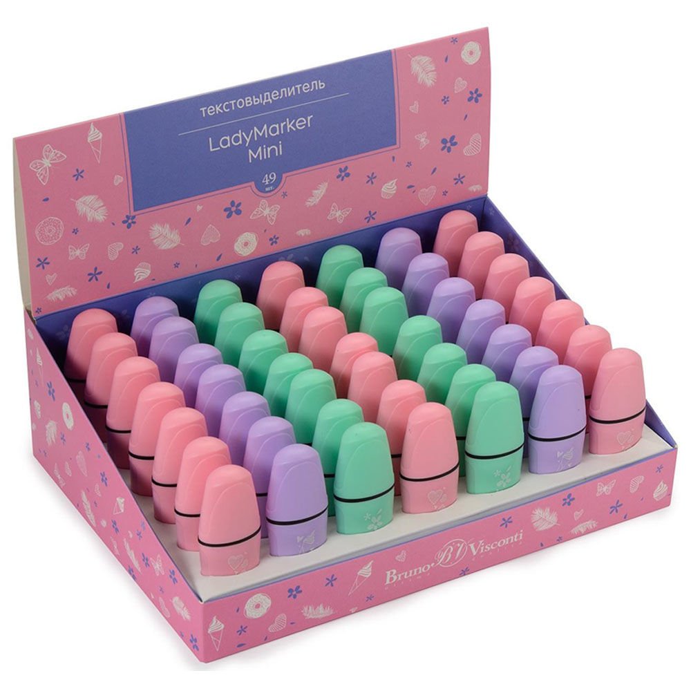 Bruno Visconti Fosforlu Kalem Ladymarker Mini Pastel