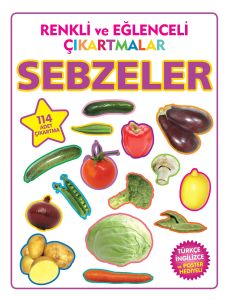 Parıltı Yayınları Renkli ve Eğlenceli Çıkartmalar Sebzeler