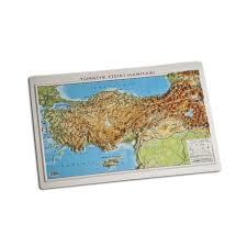 Gürbüz Kabartma Türkiye Harita Fiziki 35x50