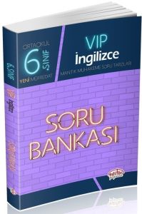 Editör Yayınları 6. Sınıf Vip İngilizce Soru Bankası