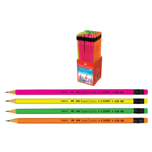 Faber Castell Kurşun Kalem Candy Yuvarlak Silgili