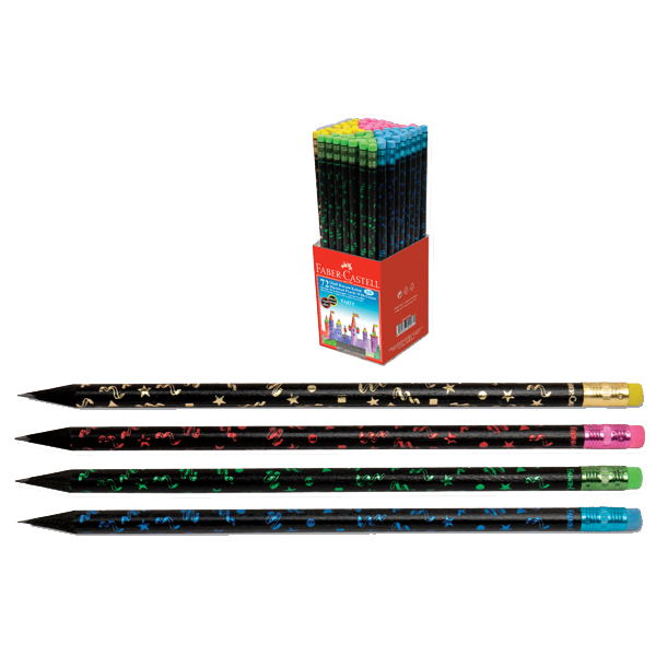 Faber Castell Kurşun Kalem Party Yuvarlak Silgili