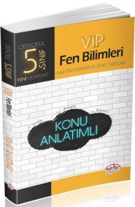 Editör Yayınları 5. Sınıf Vip Fen Bilimleri Konu Anlatımlı
