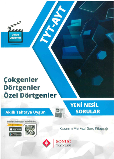 Sonuç TYT AYT Çokgenler, Dörtgenler, Özel Dörtgenler