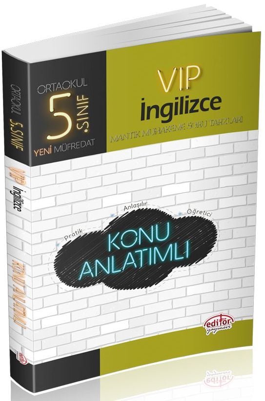 Editör Yayınları 5. Sınıf Vip İngilizce Konu Anlatımlı