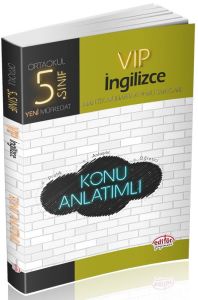 Editör Yayınları 5. Sınıf Vip İngilizce Konu Anlatımlı