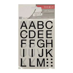 Tanex Harf Etiketi 24 MM Regular 2 Ad.(A-M) STC-515
