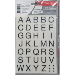 Tanex Harf Etiketi 15 MM Regular 2 Ad. STC-507