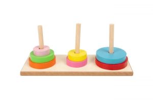 Can Toys Ahşap Eğitici Hanoi 7x20cm PR-88