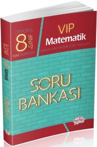 Editör Yayınları 8. Sınıf Vip Matematik Soru Bankası