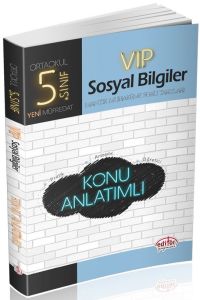 Editör Yayınları 5. Sınıf Vip Sosyal Bilgiler Konu Anlatımlı