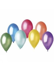 Vatan Metalik Balon Karışık Renkli (100 Lü)