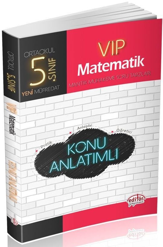 Editör Yayınları 5. Sınıf Vip Matematik Konu Anlatımlı