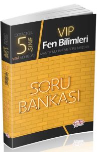 Editör Yayınları 5. Sınıf Vip Fen Bilimleri Soru Bankası