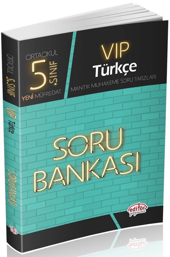 Editör Yayınları 5. Sınıf Vip Türkçe Soru Bankası