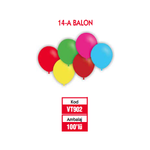 Vatan Balon Karışık Renk 100'lü