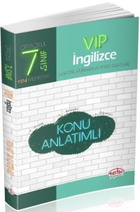 Editör Yayınları 7. Sınıf Vip İngilizce Konu Anlatımlı