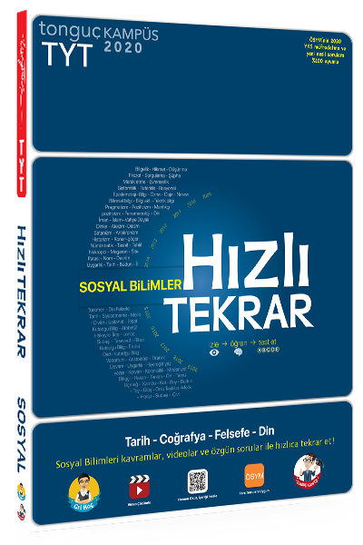 Tonguç TYT Sosyal Bilimler Hızlı Tekrar
