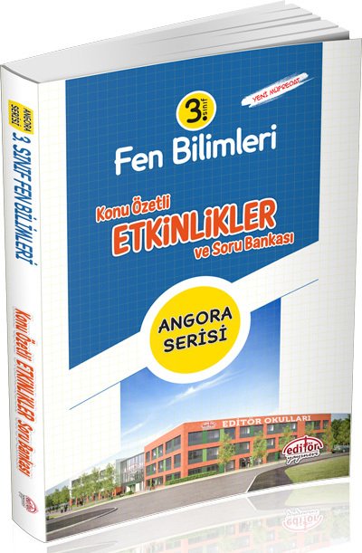 Editör Yayınları 3. Sınıf Angora Serisi Fen Bilimleri Konu Özetli Etkinlikler ve Soru Bankası