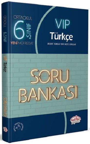 Editör Yayınları 6.SINIF VIP TÜRKÇE SORU