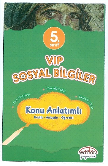 Editör 5. Sınıf VİP Sosyal Bilgiler Konu Anlatımlı