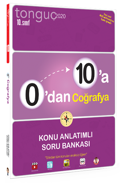 Tonguç 0'dan 10'a Coğrafya Konu Anlatımlı Soru Bankası
