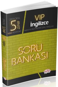 Editör Yayınları 5. Sınıf Vip İngilizce Soru Bankası