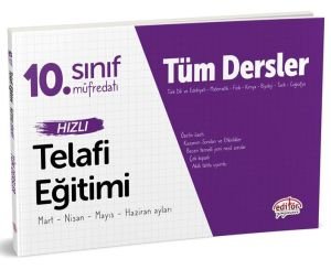 Editör Yayınları 10. Sınıf Tüm Dersler Hızlı Telafi Eğitimi